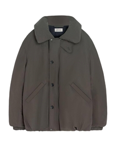 Пуховик с воротником-стойкой, коричневый Lemaire