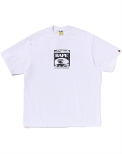 Футболка с принтом логотипа, белый A bathing ape®