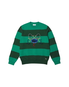 Зеленый мужской свитшот Lacoste