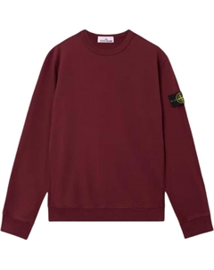 Свитшот с круглым вырезом, Burgundy Stone island