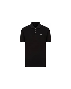 Футболка поло с логотипом, черный Emporio armani