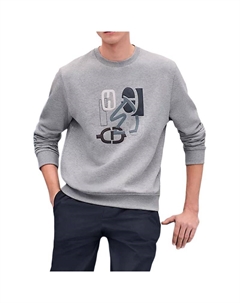 HERMES Серый свитшот Men's Gray Hermès