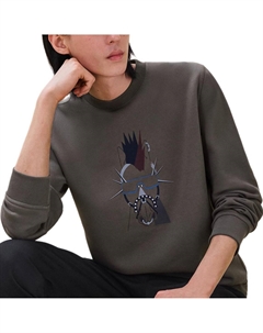 HERMES Серый свитшот Men's Gray Hermès