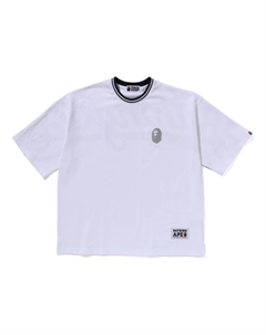 Футболка с принтом логотипа, белый A bathing ape®