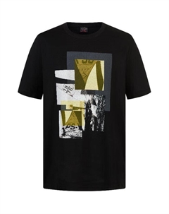 Мужская черная футболка для яхтинга Paul & shark