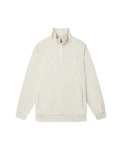 Свитшот мужской светло-хаки вересково-серый Fila