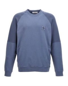 Свитшот с нашивкой-логотипом, синий Stone island
