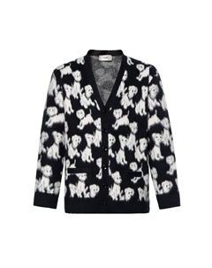 Длинный кардиган, черный Celine