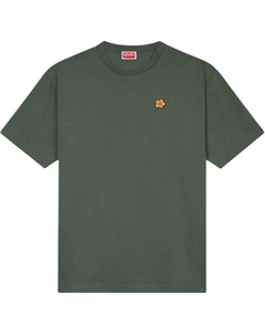 Футболка Boke Flower-patch Cotton, зеленый Kenzo