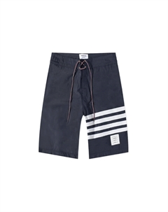 Шорты с кулиской на 4 планках, синий Thom browne