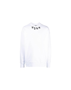 Белая толстовка для мужчин Msgm