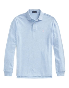 Светло-голубая поло для мужчин Polo ralph lauren