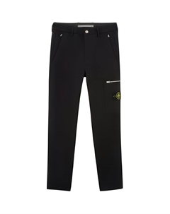 Логотип нашивка карго-штаны, черный Stone island