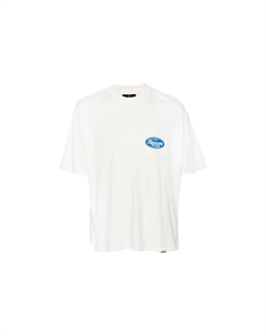 Классическая футболка Oversized, белый Represent