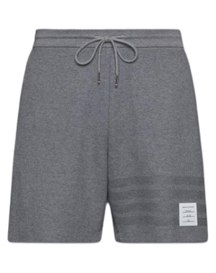 Шорты из хлопка с 4 полосками, серый Thom browne