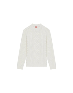 Свитер мужской серо-белый Kenzo