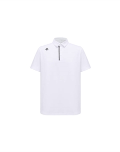 Поло для мужчин, белый Descente