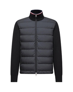 Джемпер High Neck Quilted Jacket, черный Moncler