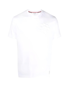 Футболка с цветочной вышивкой, белый Thom browne
