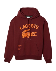 Красный мужской свитшот Lacoste