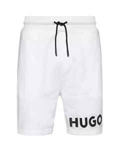 Шорты для бега Hugo с логотипом, белый Hugo boss