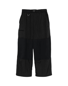 Широкие брюки Y 3 с принтом логотипа, черный Y-3