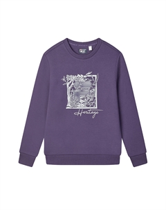 Свитшот мужской Dark Night темно-фиолетовый Fila