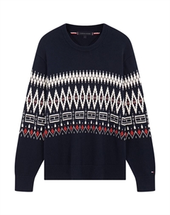 Джемпер Men's Navy Blue Print 0A4 Tommy hilfiger