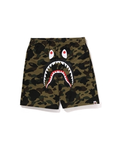 1st Camo Shark Track шорты, камуфляж A bathing ape®