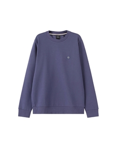 Свитшот с аппликацией Boss Logo, синий Hugo boss