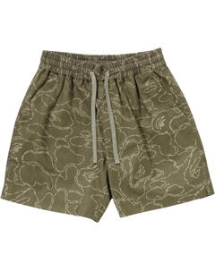 Bape Camo спортивные шорты, желтый A bathing ape®