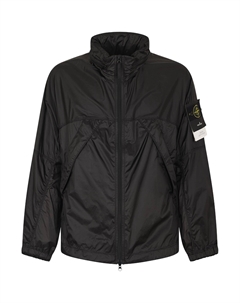 Ветровка с потайной молнией, черный Stone island