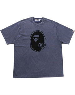 Футболка с принтом логотипа, серый A bathing ape®