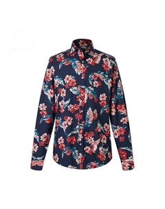 Мужская яхтенная рубашка Black Print Paul & shark