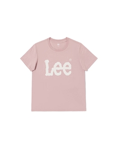 Футболка мужская грязно-розовая Lee