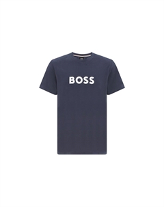Футболка мужская синяя Hugo boss