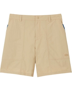 Шорты с вышитым логотипом, 02S/Milk Coffee Lacoste