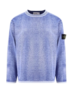 Свитшот с нашивкой-логотипом, синий Stone island