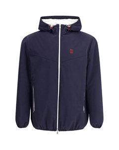 Замковая куртка-бомбер, синий Brunello cucinelli