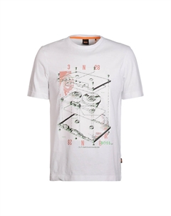 Футболка мужская белая Hugo boss