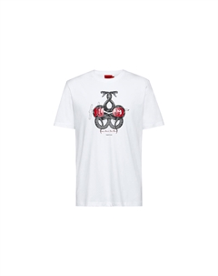 Футболка мужская белая Hugo boss