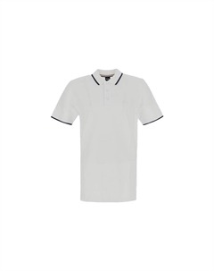 Белая поло для мужчин Hugo boss