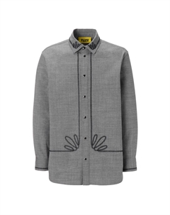 Серая мужская рубашка, серый Onitsuka tiger