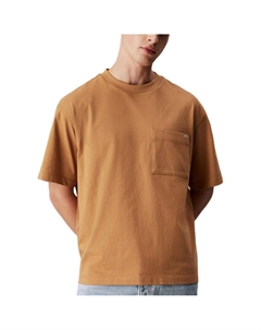 Футболка мужская tobacco brown Calvin klein