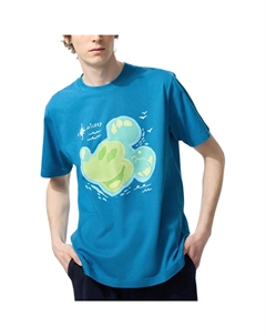 Футболка Disney Co brand мужская Lake Blue Uniqlo