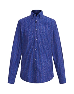 Яхтенная рубашка мужская navy blue Paul & shark