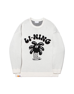 Джемпер мужской черно-белый Li-ning