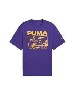 Фиолетовая футболка для мужчин Puma