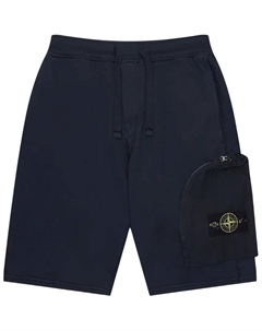 Повседневные шорты мужские, синий Stone island