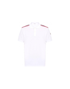 Логотип детализированная поло, белый Moncler